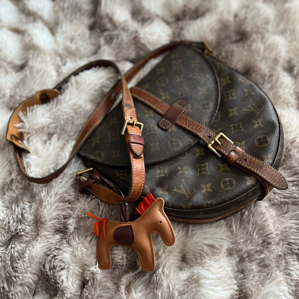 Louis Vuitton Chantilly MM Monogram Saddle Bag